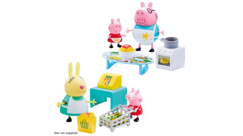 Peppa Pig Messy Kitchen Shopping Cocina