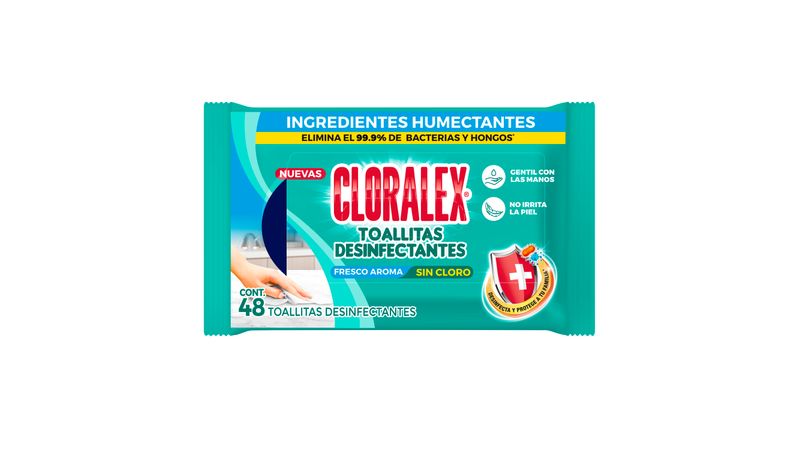 Toallitas desinfectantes Cloralex Plus