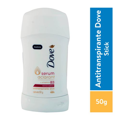 Desodorante Dove Barra Para Dama Serum Aclarante- 50gr