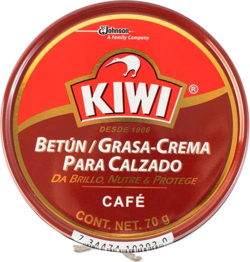 Betun Pasta Para Calzado Kiwi Color Café -70gr