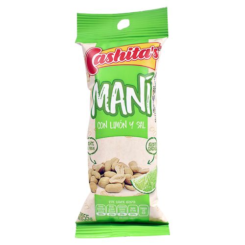 Mani Cashitas Con Limón Y Sal - 55 g