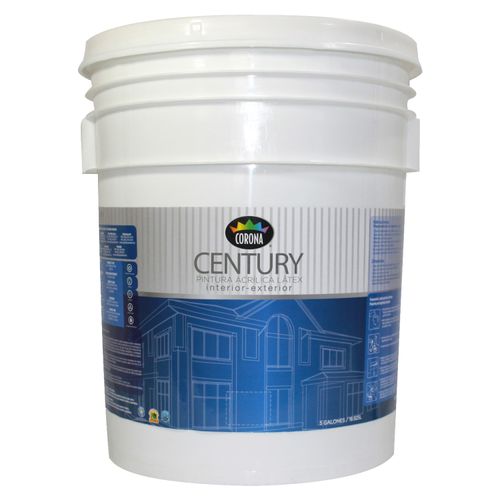 Pintura Látex Century Acrílica Color Marfil - Cubeta