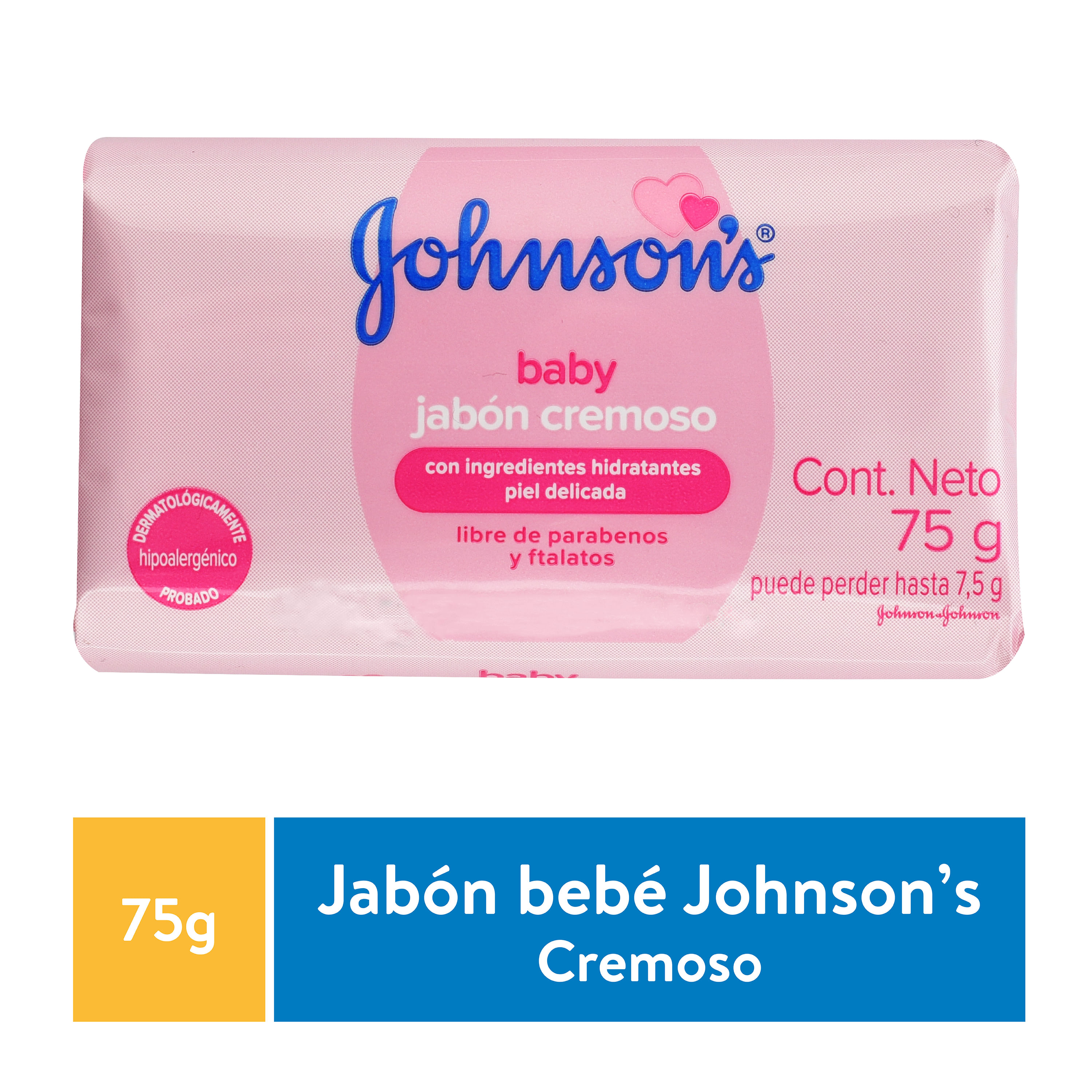 Jabón para bebés Johnson's (4x100g)