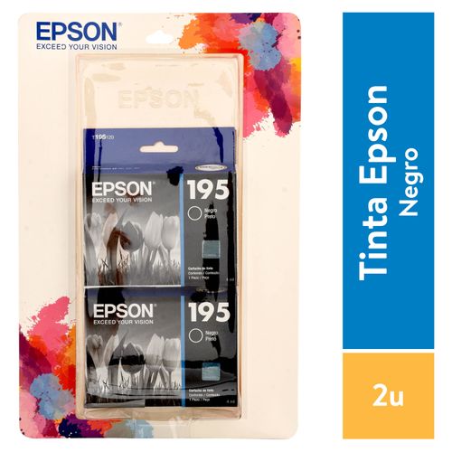 2Pack Kit de Cartuchos Epson Negro T195120 Al