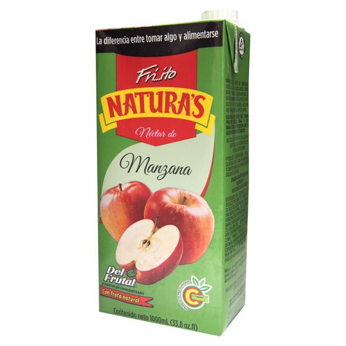 Jugo Naturas Nectar De Manzana- 1000 ml