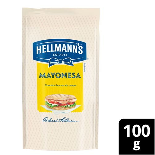 Mayonesa Hellmanns Doypack 100 Gramos