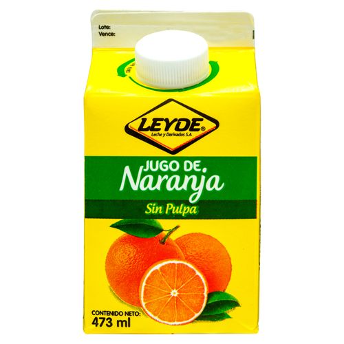 Jugo Leyde Naranja Pasteurizado - 473Ml