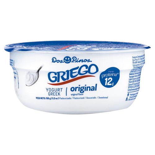 Yogurt Dos Pinos Griego Natural - 150Gr