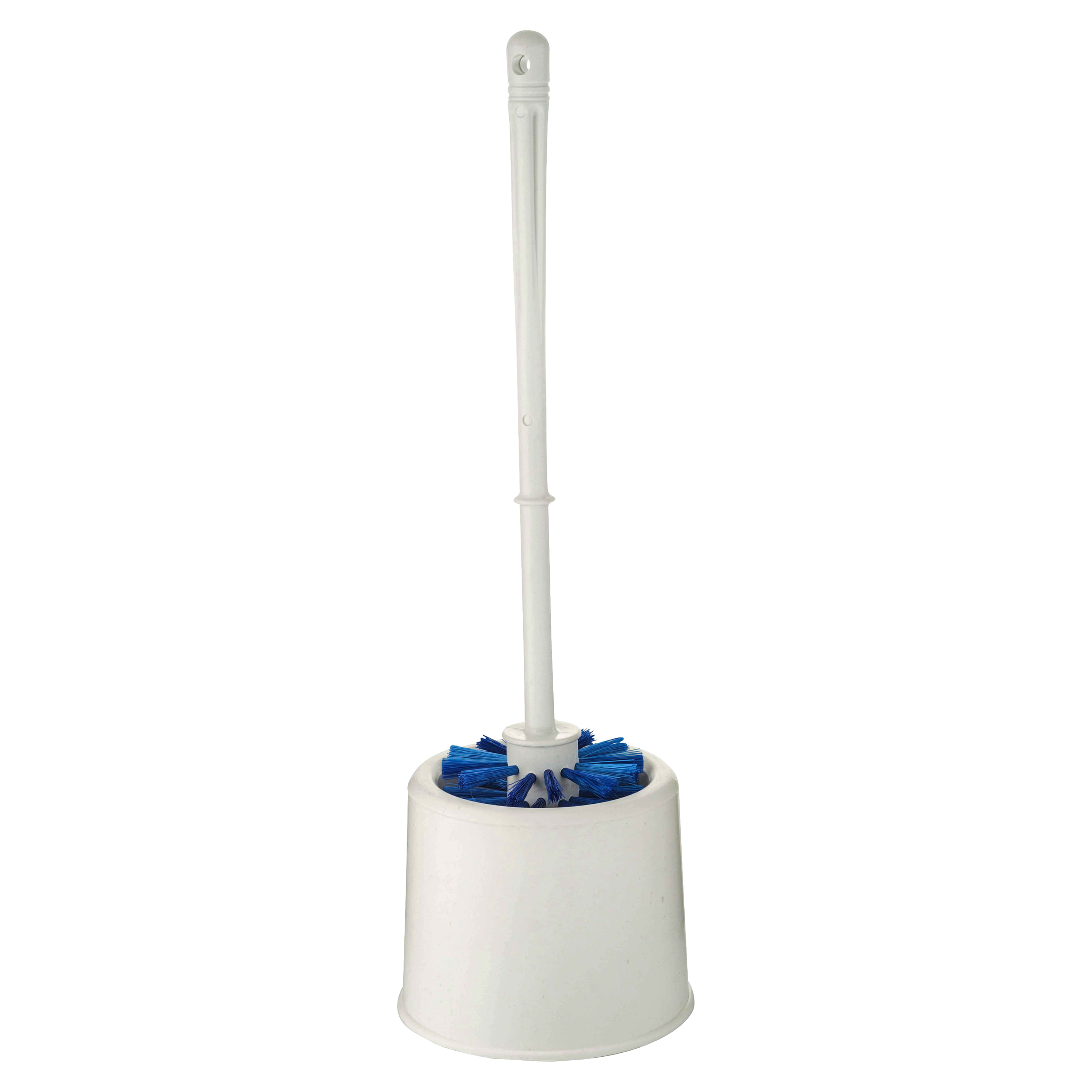 Cepillo para inodoro WC Escobilla y soporte de silicona para inodoro con  base de filtro de agua para baño montado en la pared / vertical (blanco)  Zhivalor ZSY-0203