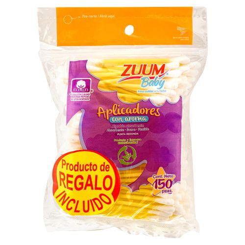 Hisopos Zuum Bebe Fragancia- 150 Unidades