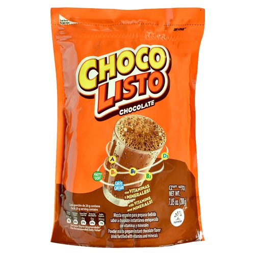 Bebida Chocolisto De Chocolate - 200 g