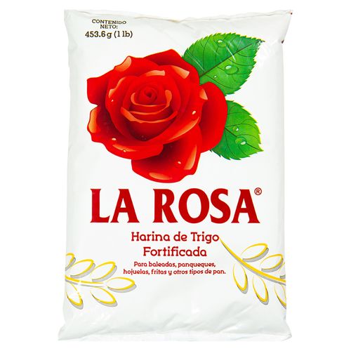 Harina La Rosa De Trigo - 454Gr
