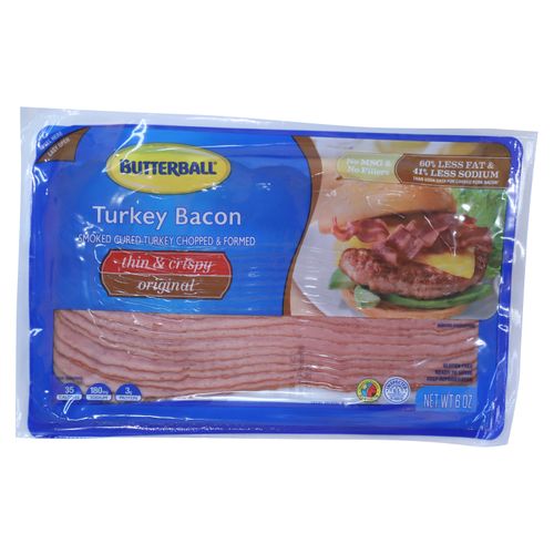 Tocino  Butterball De Pavo Delgado Crujiente- 6Oz