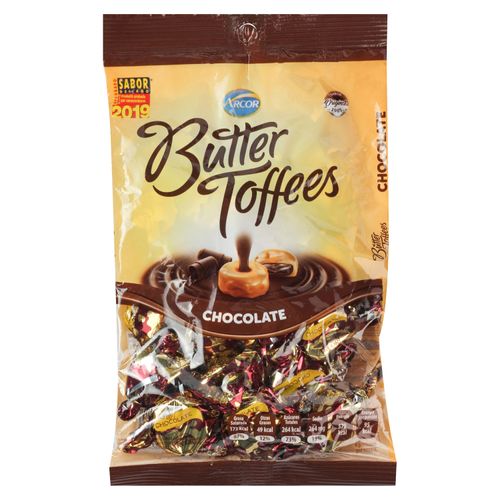 Dulces Arcor Butter Toffee Chocolate126G