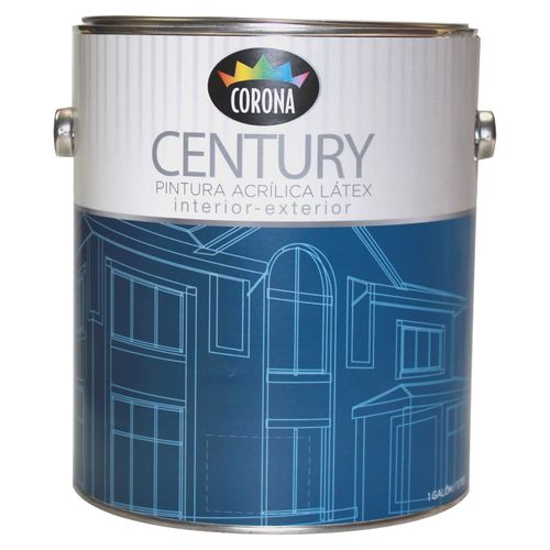 Pintura Látex Century Acrílica Color Blanco Hueso - Cubeta