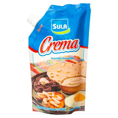 Crema Sula Pasteurizada y Homegenizada Doypack -330gr