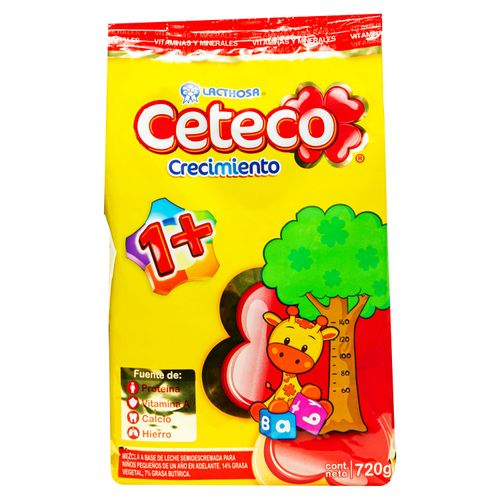 Leche Ceteco Crecimiento 1 Mas Bolsa - 720 g