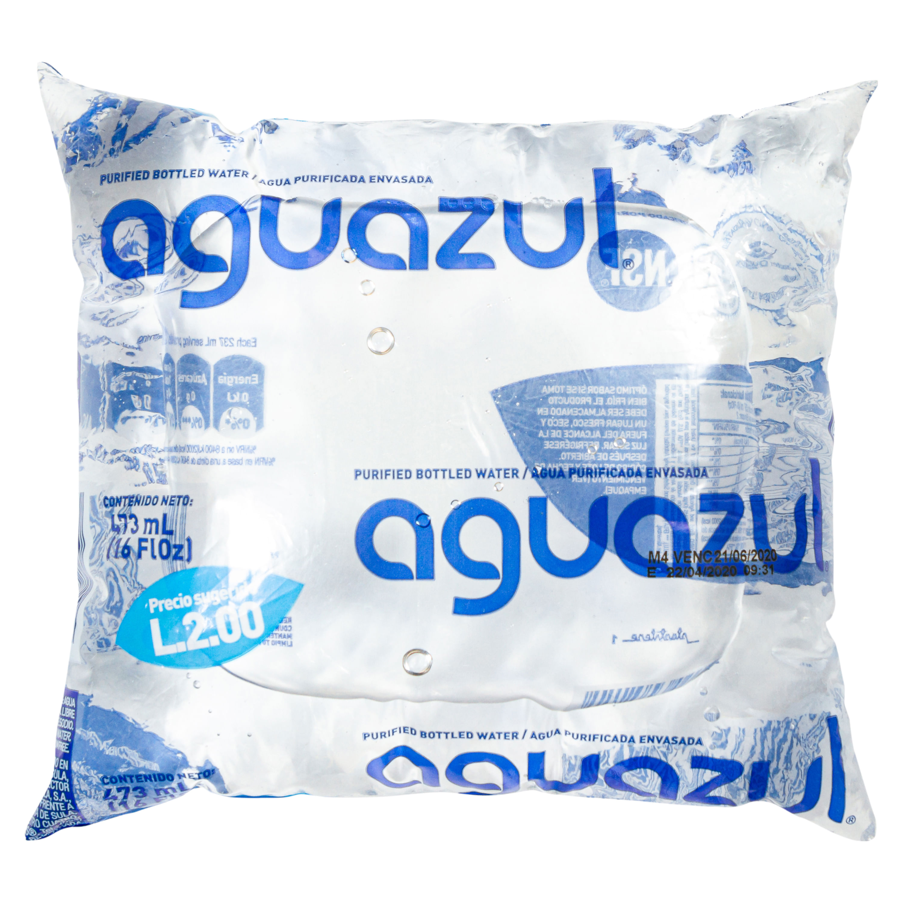 Comprar Agua Aguazul Prepack - 473Ml