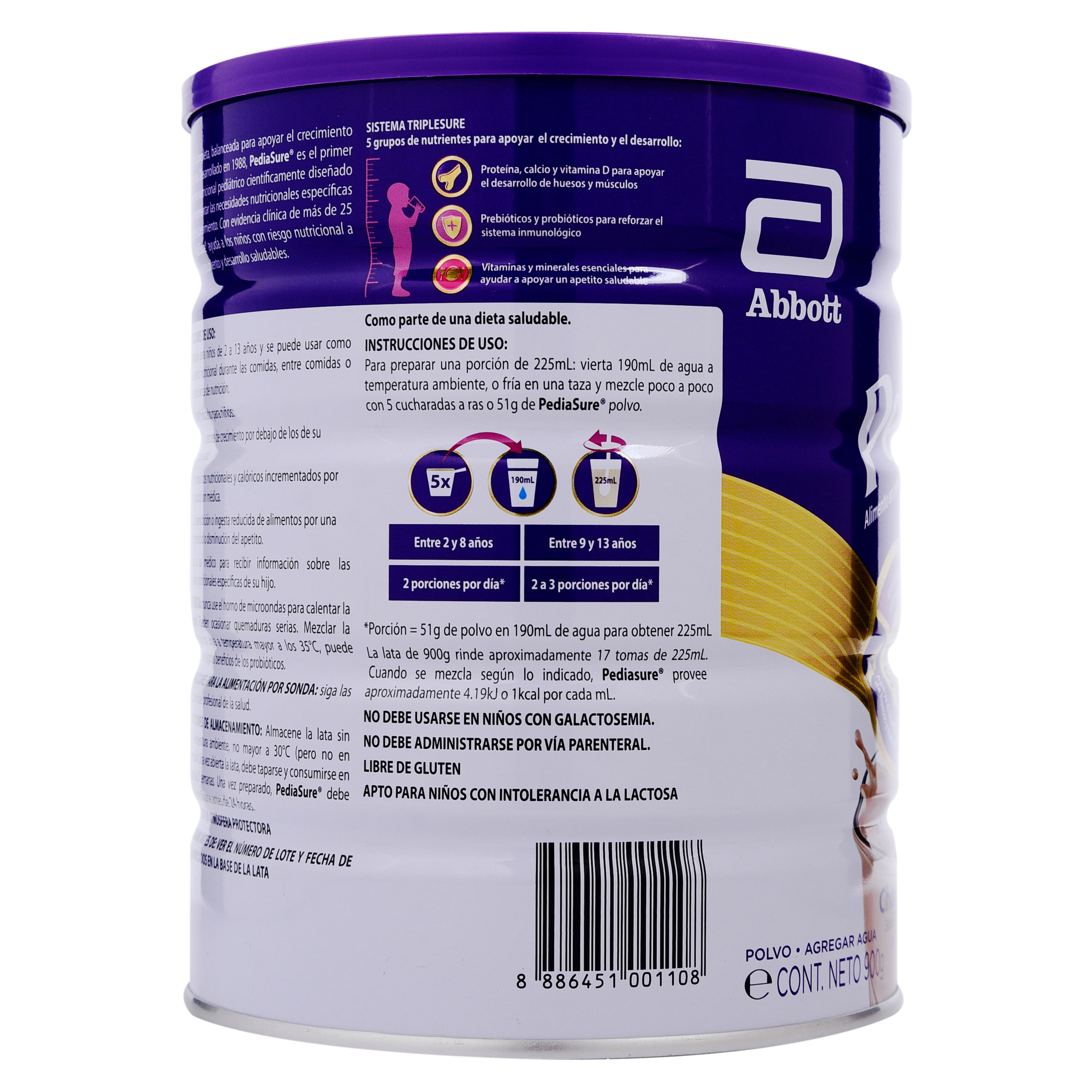 Comprar Fórmula Nutricional Pediasure® Sabor Fresa - 900g