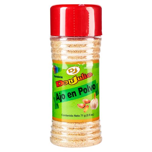 Ajo Don Julio En Polvo Envase Plástico - 70 g