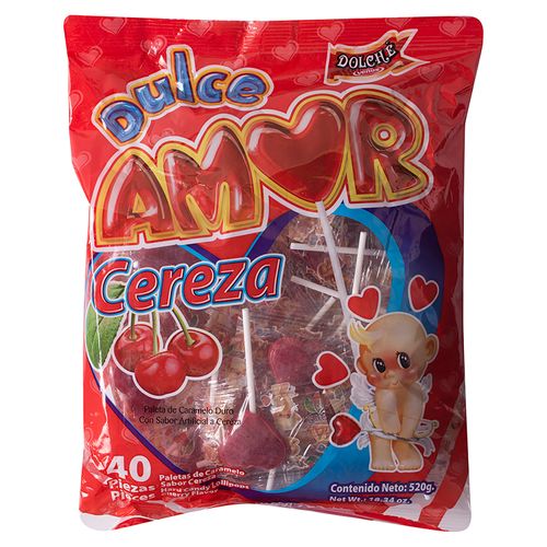 Paleta Dolche Dulce Amor Cereza - 520 g