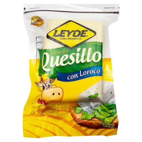Quesillo Leyde Con Loroco - 400Gr