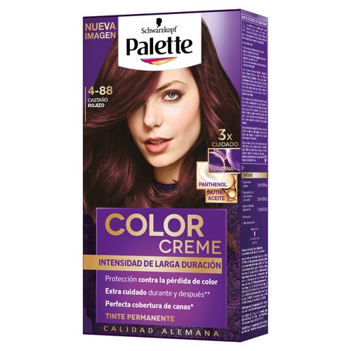 Tinte Palette Color Creme 488 Castaño Rojizo - 110ml