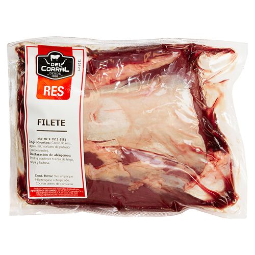 Filete De Res Corral Fresco Paquete- Lb