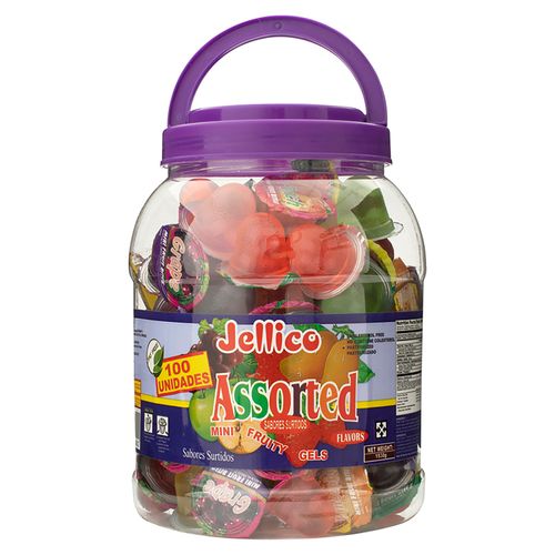 Gelatina Jellico Assorted Bote - 1530Gr