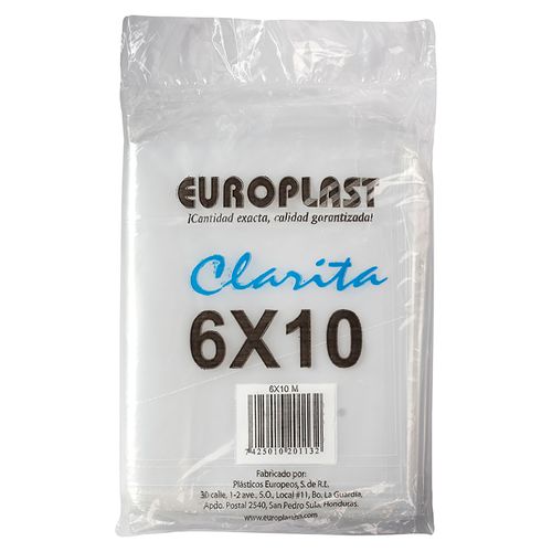 Bolsa Clarita Lisa B D 6X10 124Und