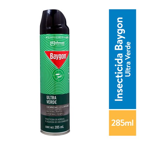 Insecticida Baygon Ae Ultra Verde 285Ml