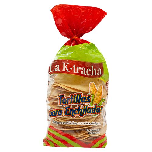 Tortillas Para Enchiladas La K Tracha- 253gr