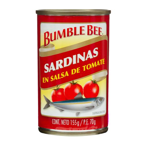 Sardinas Bumble Bee Salsa Tomate 155 Gramos