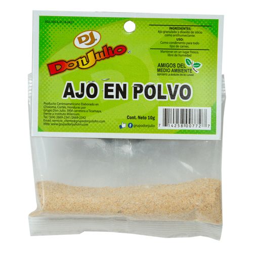 Ajo En Polvo Don Julio 10 Gramos