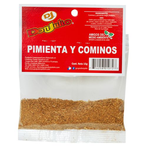 Pimienta Y Comino Don Julio- 15gr