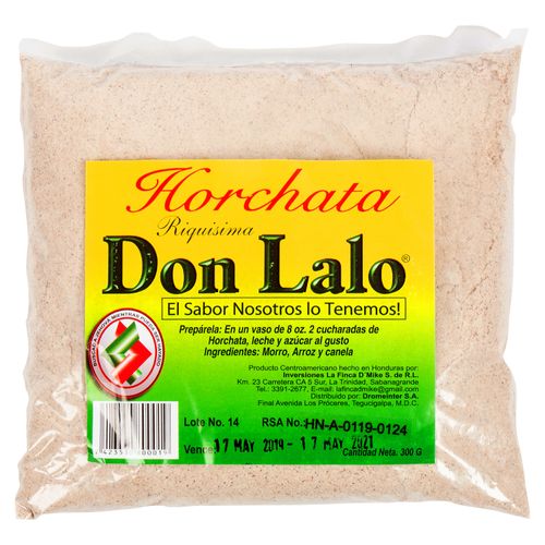 Bebida Don Lalo  En Polvo Horchata- 300gr