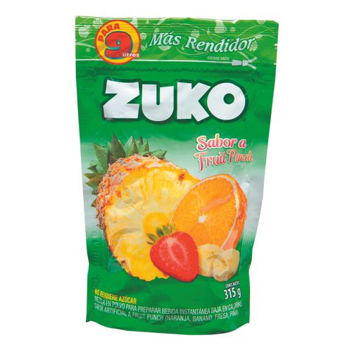 Bebida Zuko Doypack Fruit Punch- 315gr