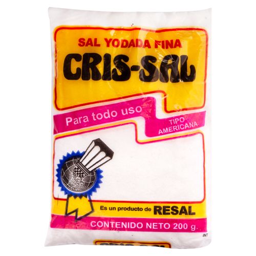 Sal Refinada Cris-Sal- 200gr