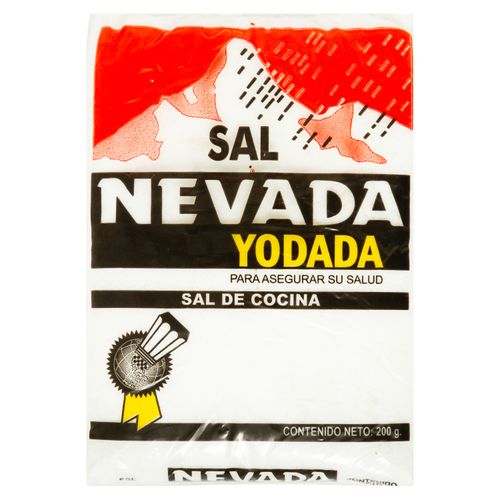 Sal De Cocina Nevada Yodada- 200gr