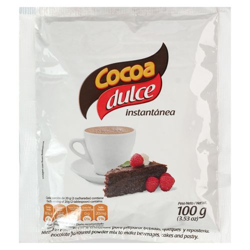 Mezcla Cocoa Dulce Para Reposteria 100Gramos