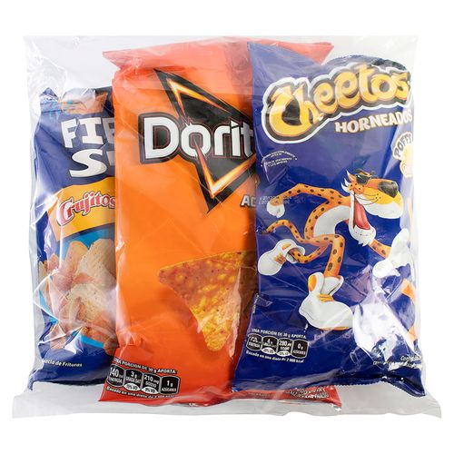 Paquete Fiesta Cheetos Poff Dorito 3 Pack - 335 g