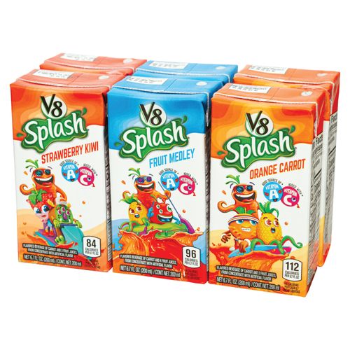 6 Pack Jugos V8 Splash  Tetra - 200ml