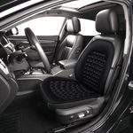 Respaldo para asiento de carro negro/gris