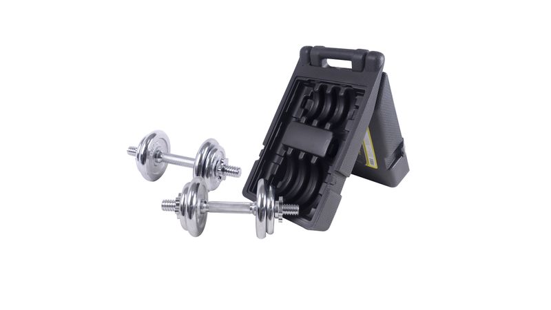 Set De Pesas Acero 15 kg Athletic Works - Descuentoff