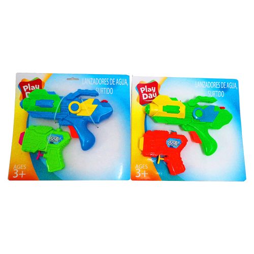 Pistolas Play Day Lanzador De Agua Set -  2 Unidades