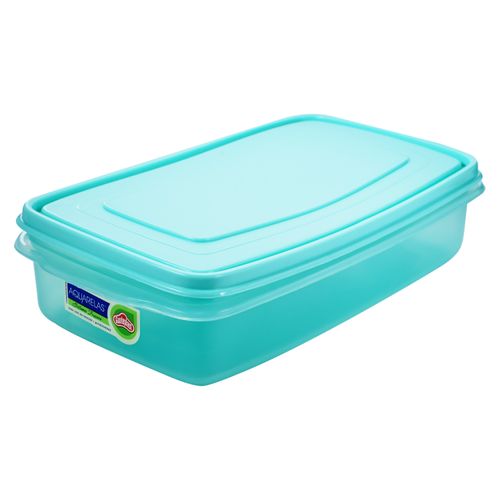 Tazon Guateplast Rectangular Grande Aqua- 80oz