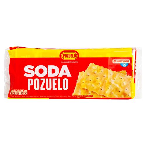 Galletas Pozuelo Soda Sabor Original - 220 g