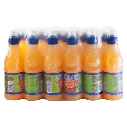 24 Pack Jugo Tampico Sport Naranja - 300 Ml