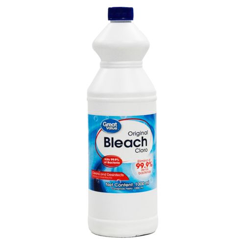 Cloro Great Value original -1000ml