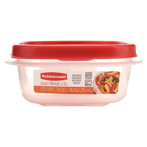 Hermetico Rubbermaid Efl Cuadrado 296Ml